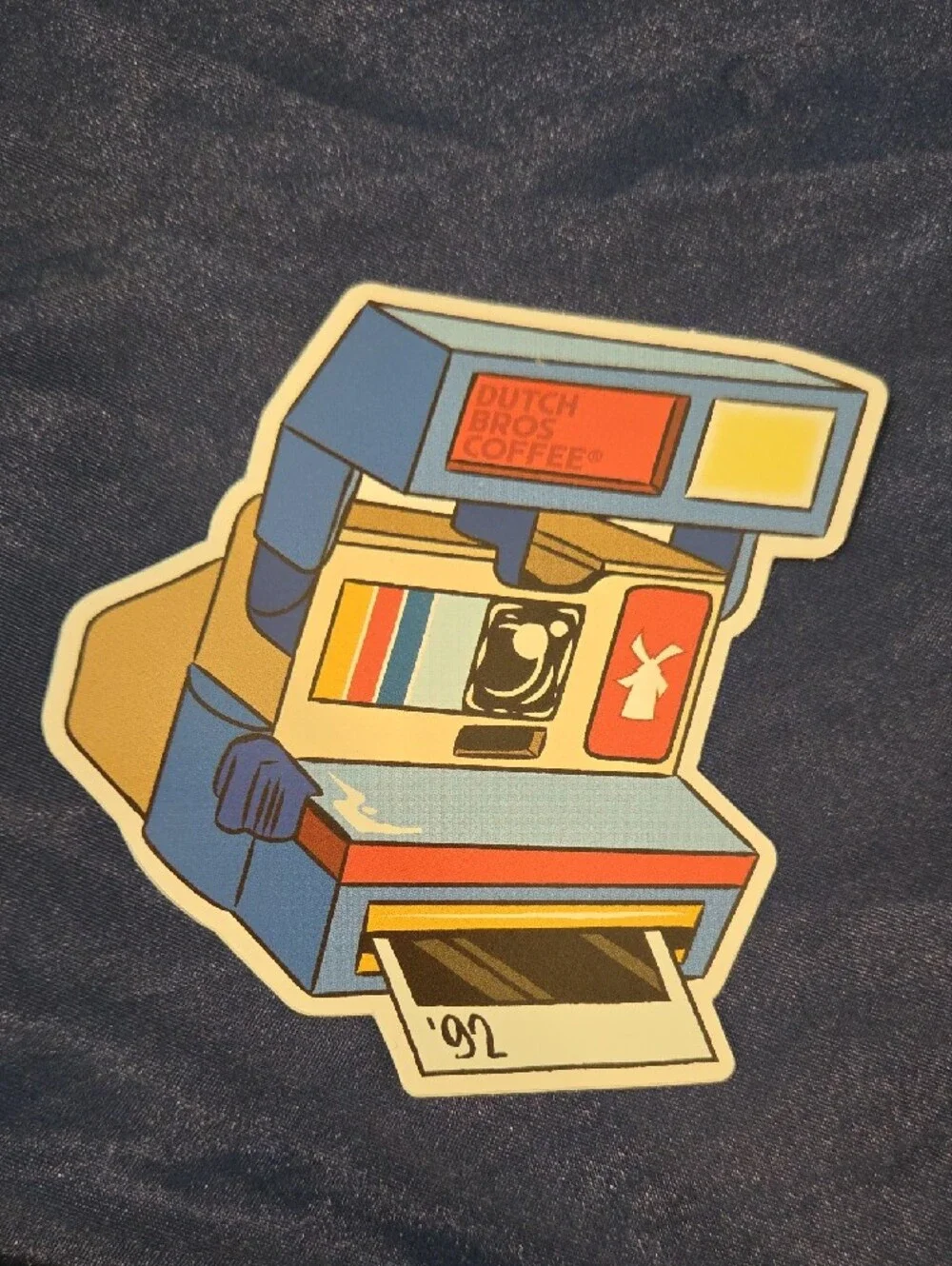 Dutch Bros Retro Camera Sticker